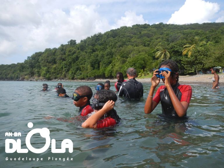 Fonds marins Guadeloupe Scolaires